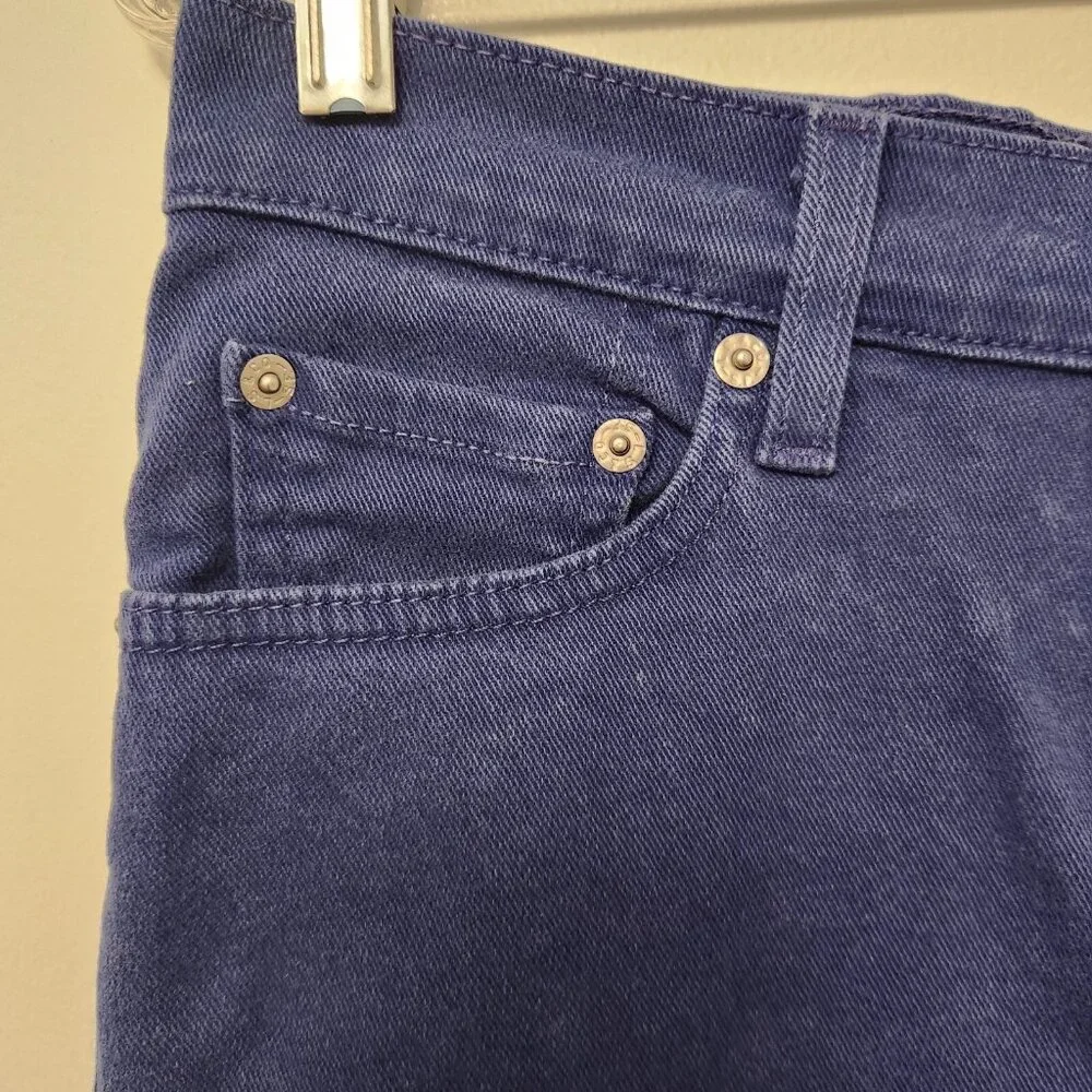Levis 512 Jeans Vintage‎ Slim Fit Tapered 90s Y2K Blue Indigo Womens 10M 29x30